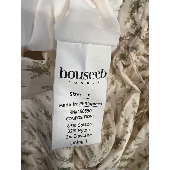 House of CB Carmen Garden Print Bustier Midi Sundress Size S Small - Picture 8 of 10